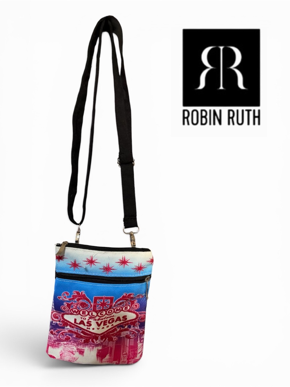 ROBIN RUTH Las Vegas Crossbody Bag Adjustable Strap, NWOT (New Without Tags)